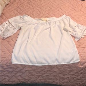 Wishful Park Medium White Off the shoulder top
